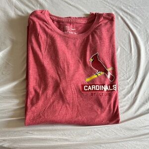 Nike Cardinals Red Short-Sleeve Tee with Logo